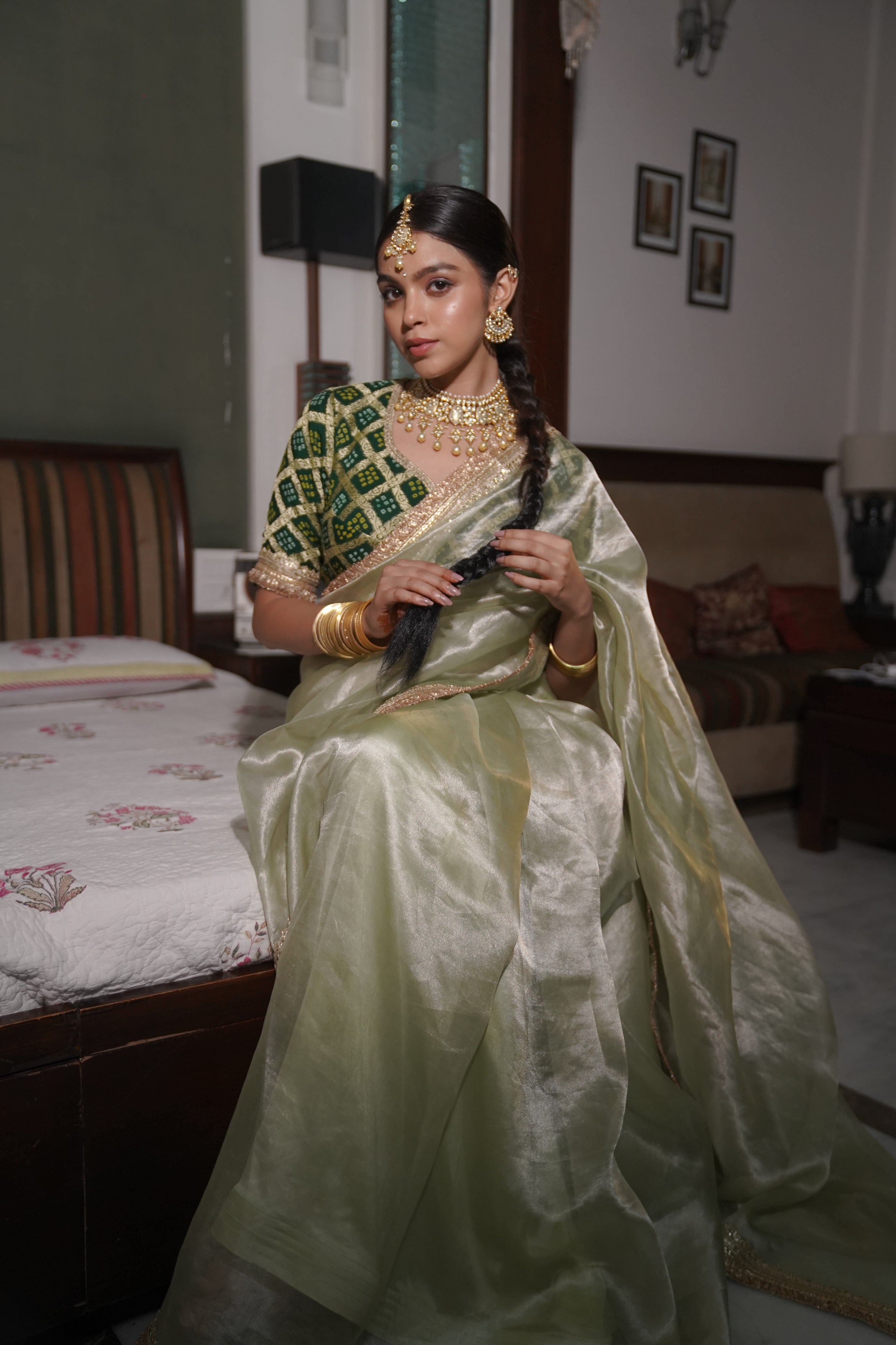 Banno Bandhani Saree