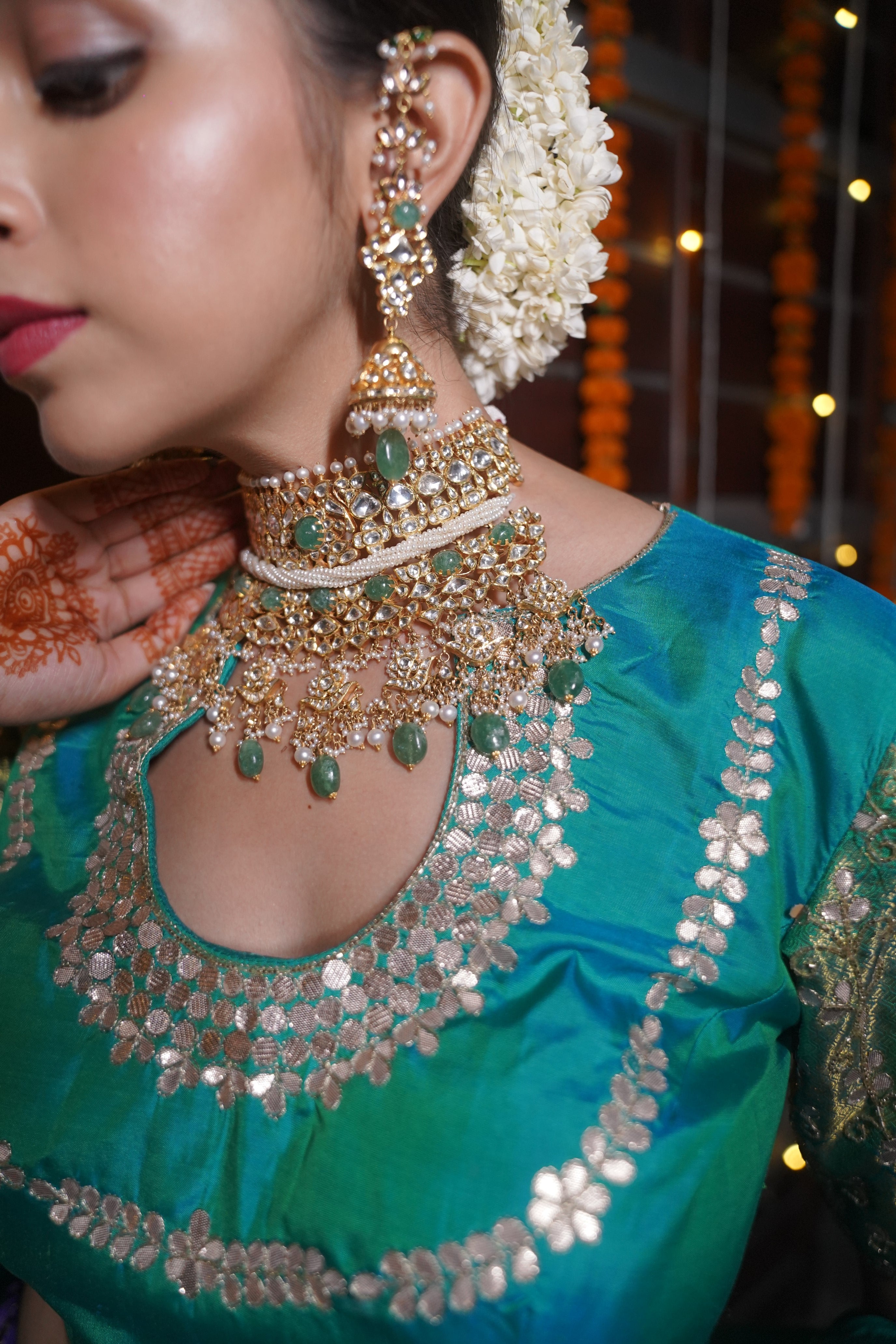 Kanjivaram Gotta Patti Lehenga