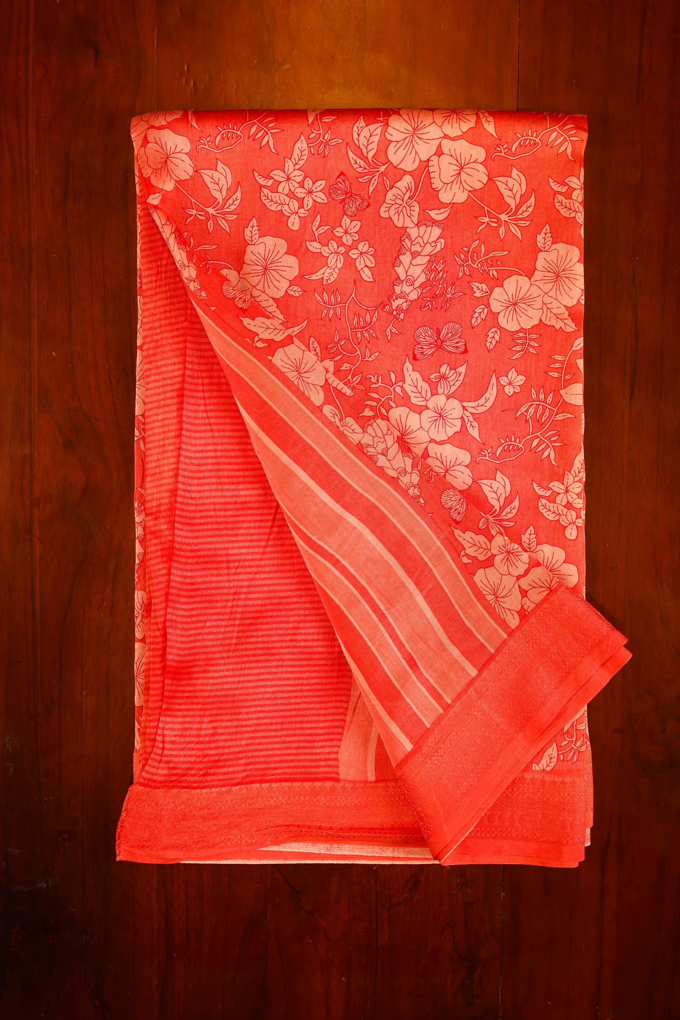 Chanderi Silk - Red