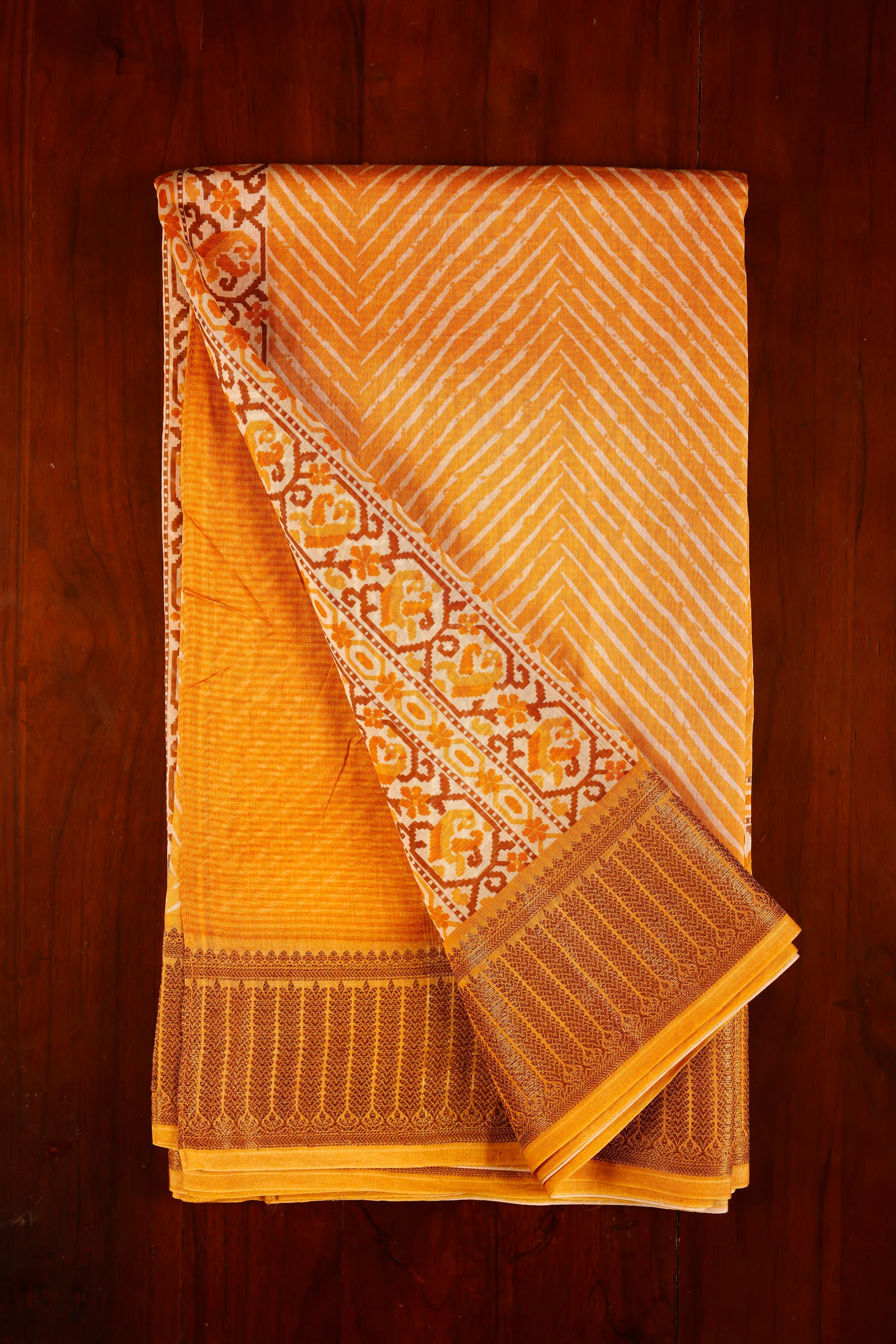 Chanderi Silk - Yellow