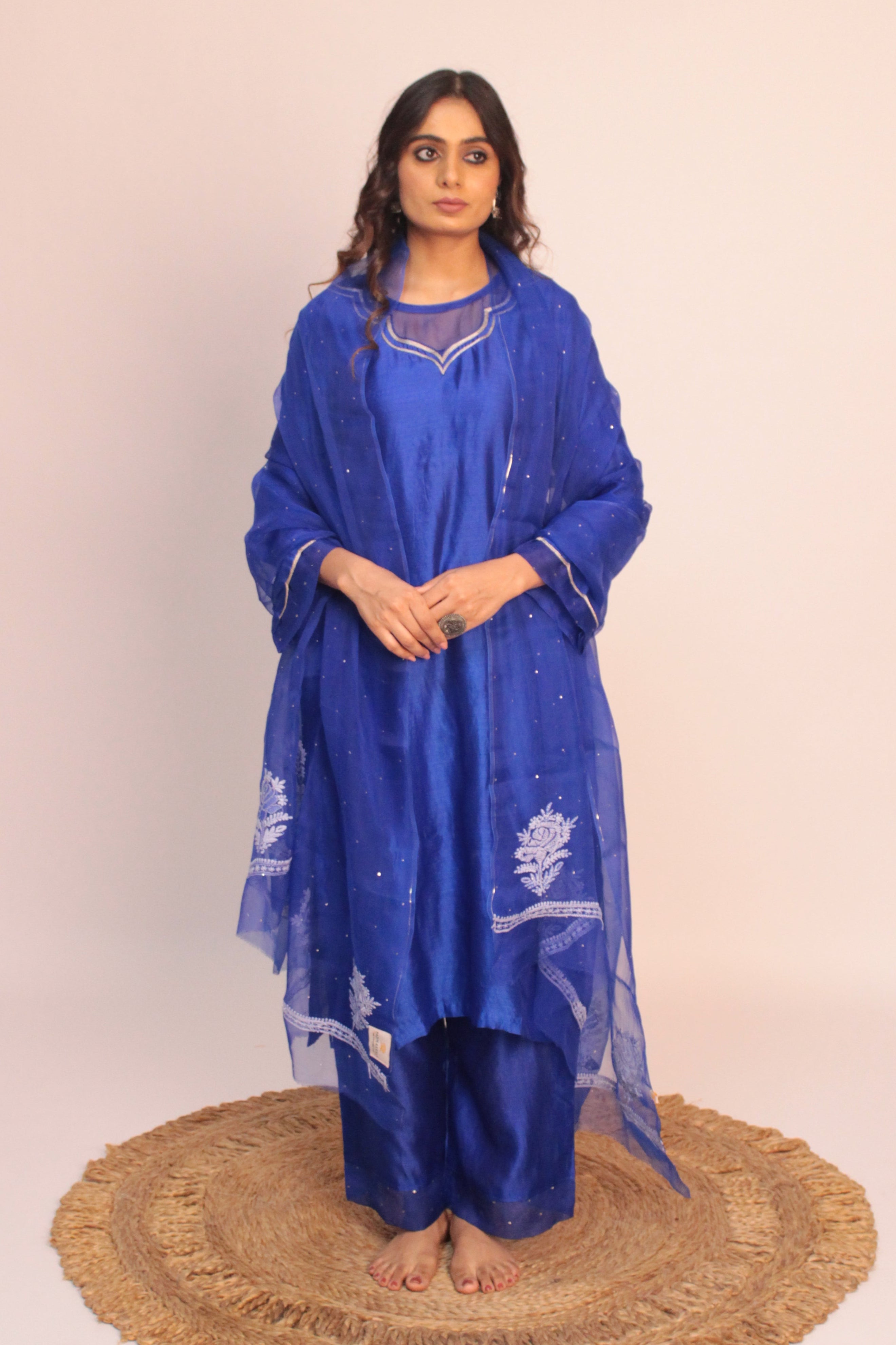 Chanderi Summer Silk Suit Set