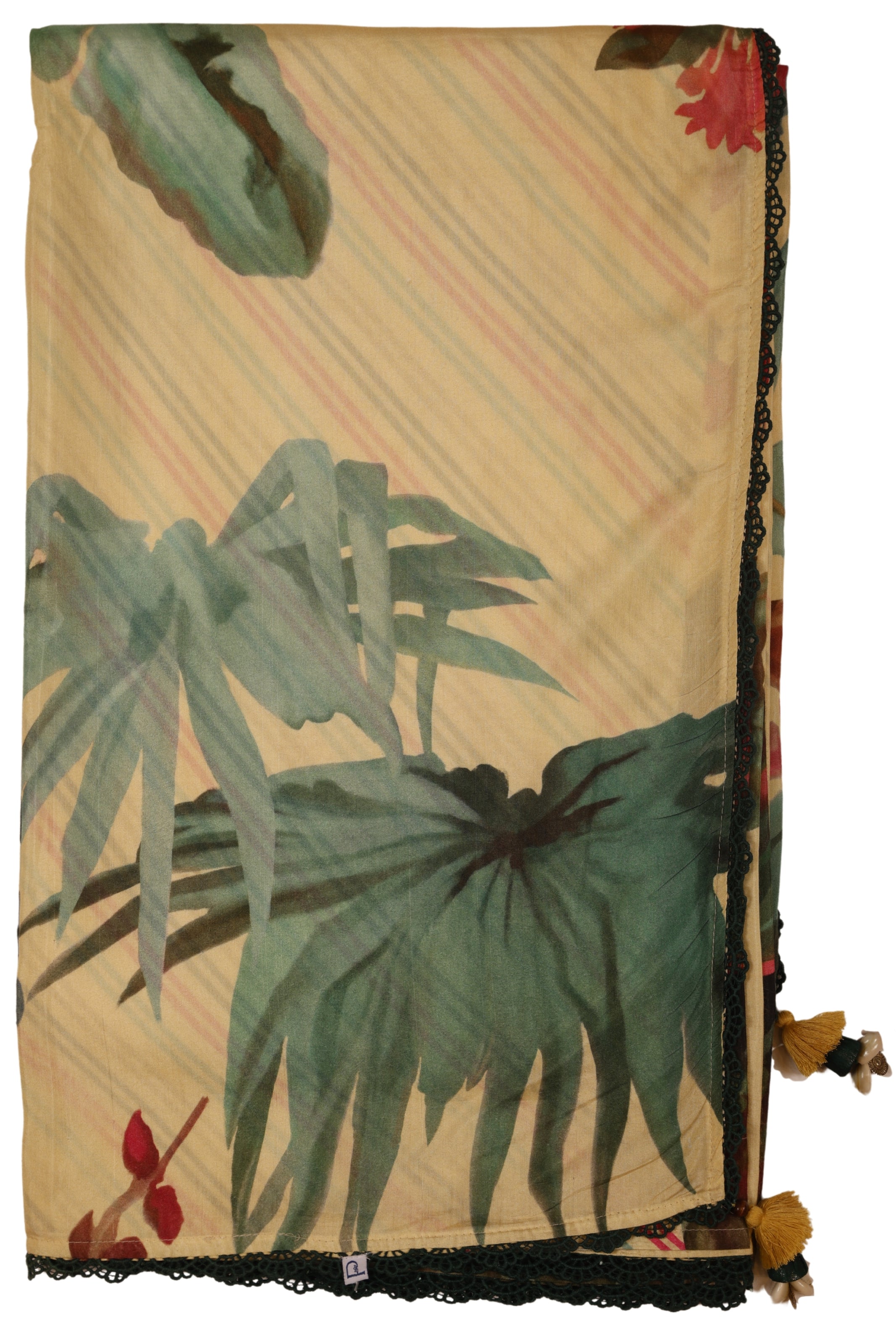 Muslin Saree - Yellow