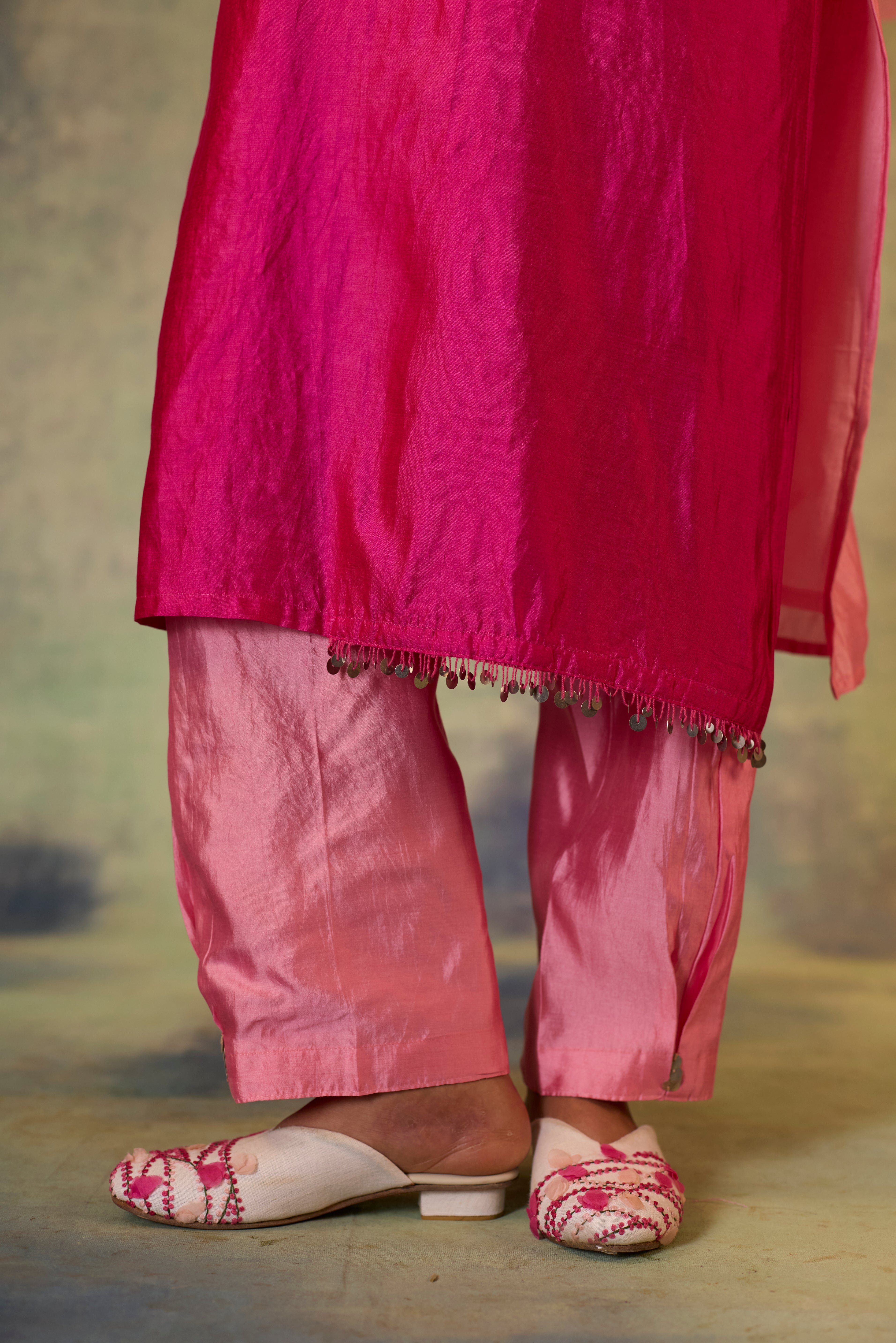 Summer Silk Colourblock Co-ord Set