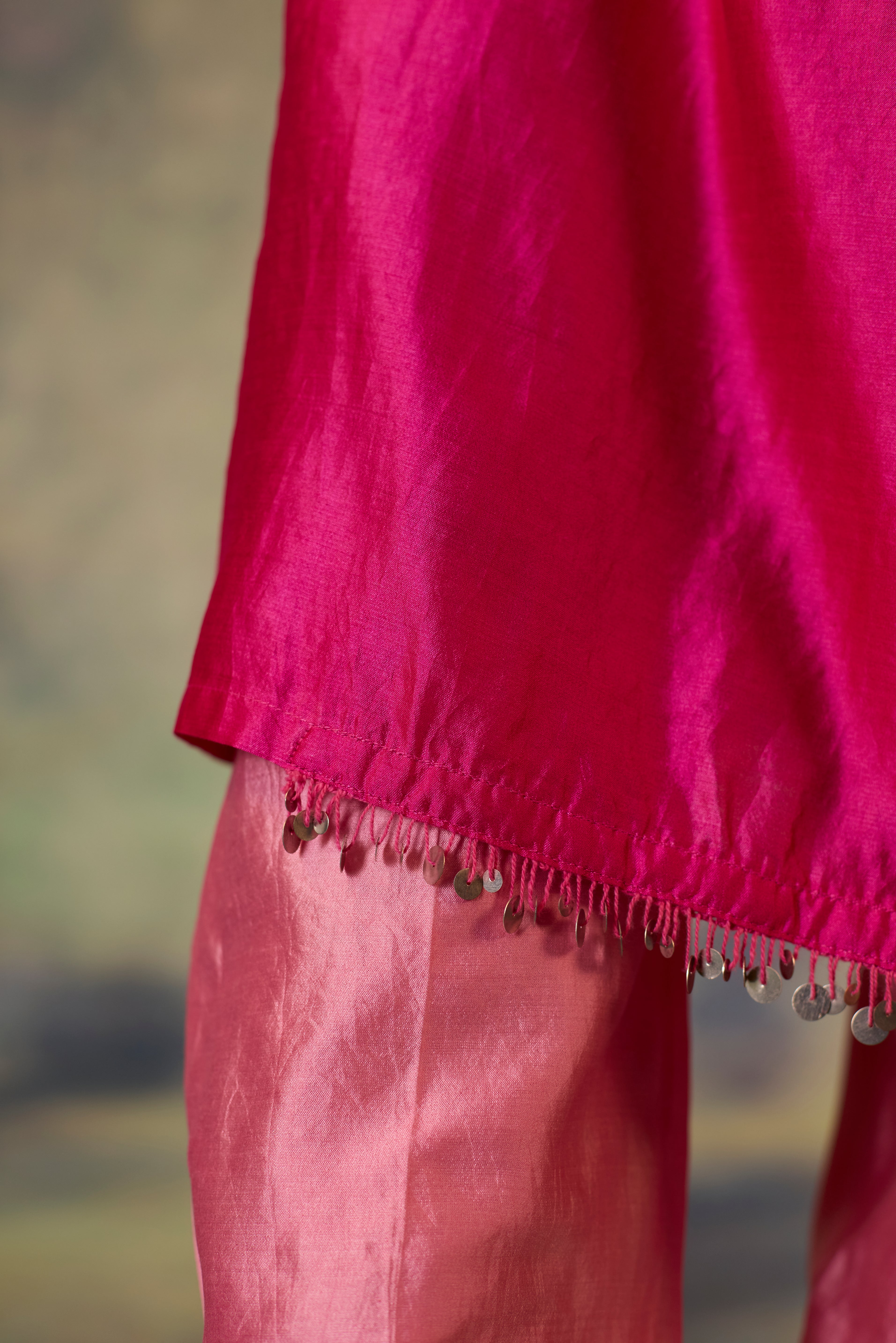 Summer Silk Colourblock Co-ord Set
