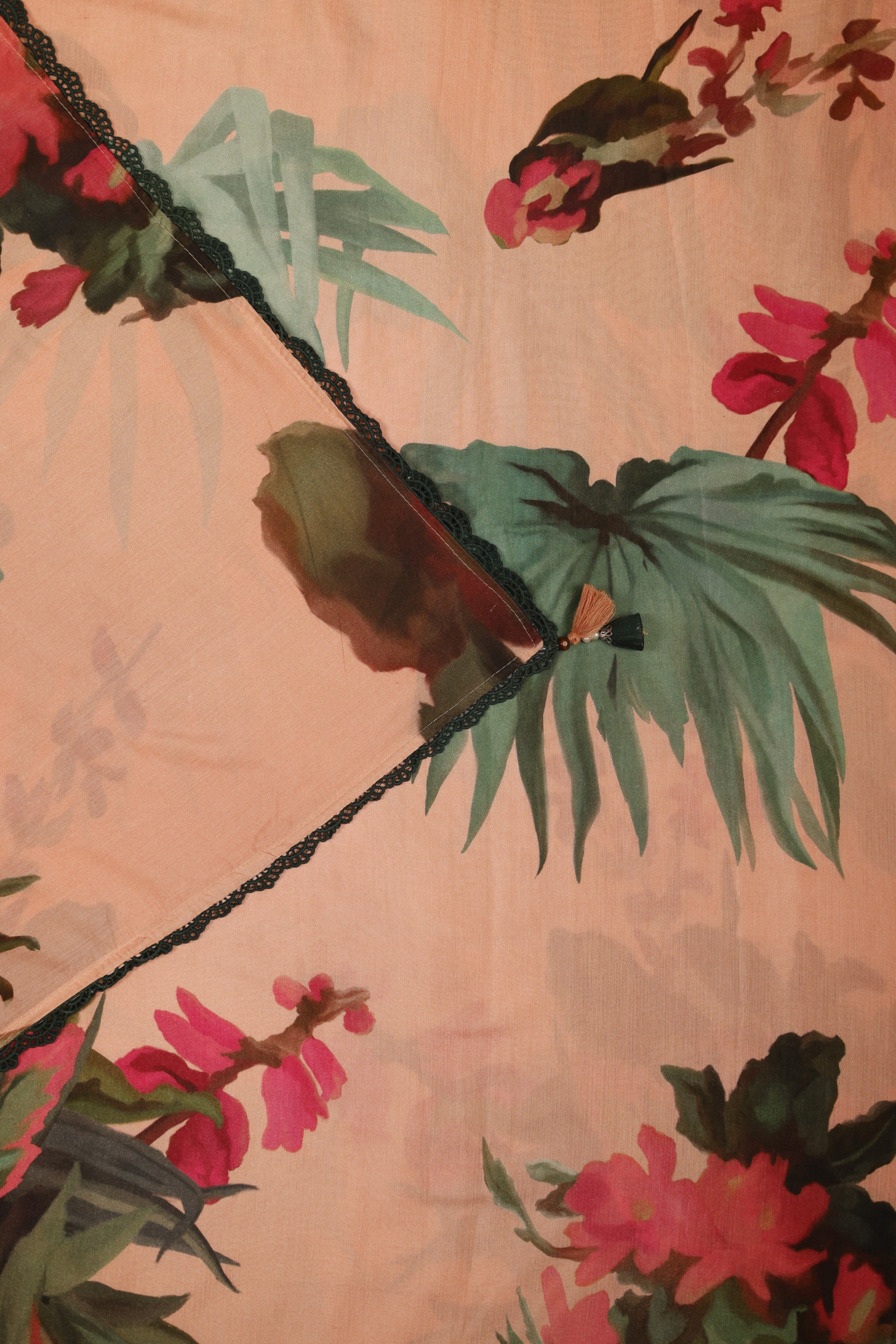 Muslin Saree - Peach