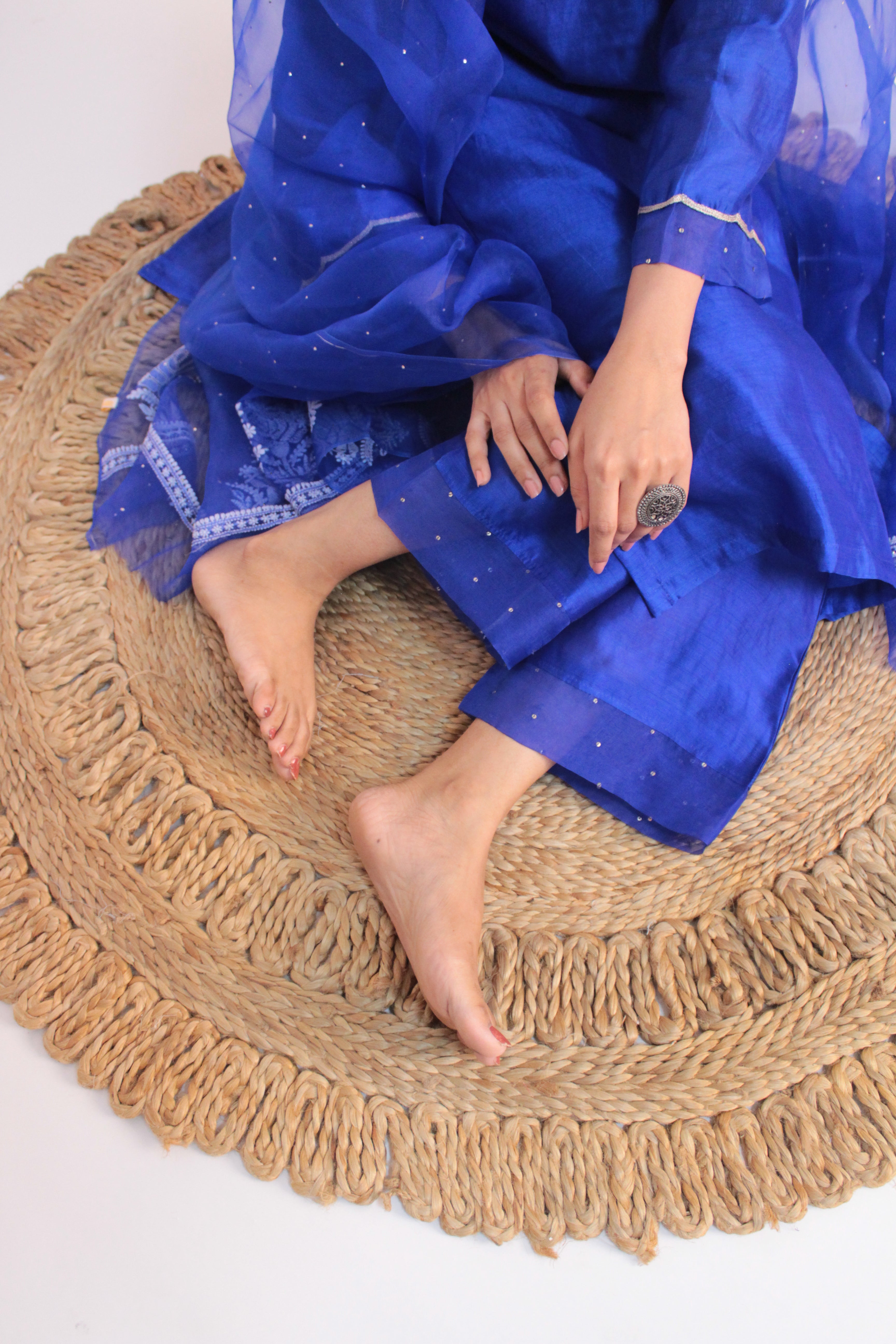 Chanderi Summer Silk Suit Set